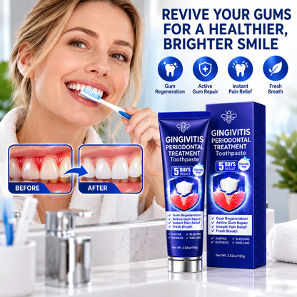 Clinical-Strength Toothpaste for Advanced Gum & Periodontal Repair