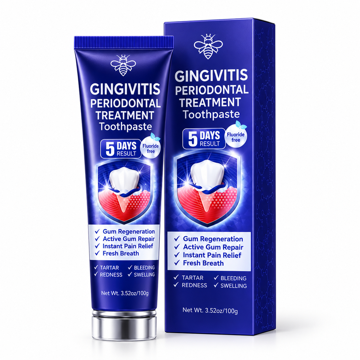 Clinical-Strength Toothpaste for Advanced Gum & Periodontal Repair