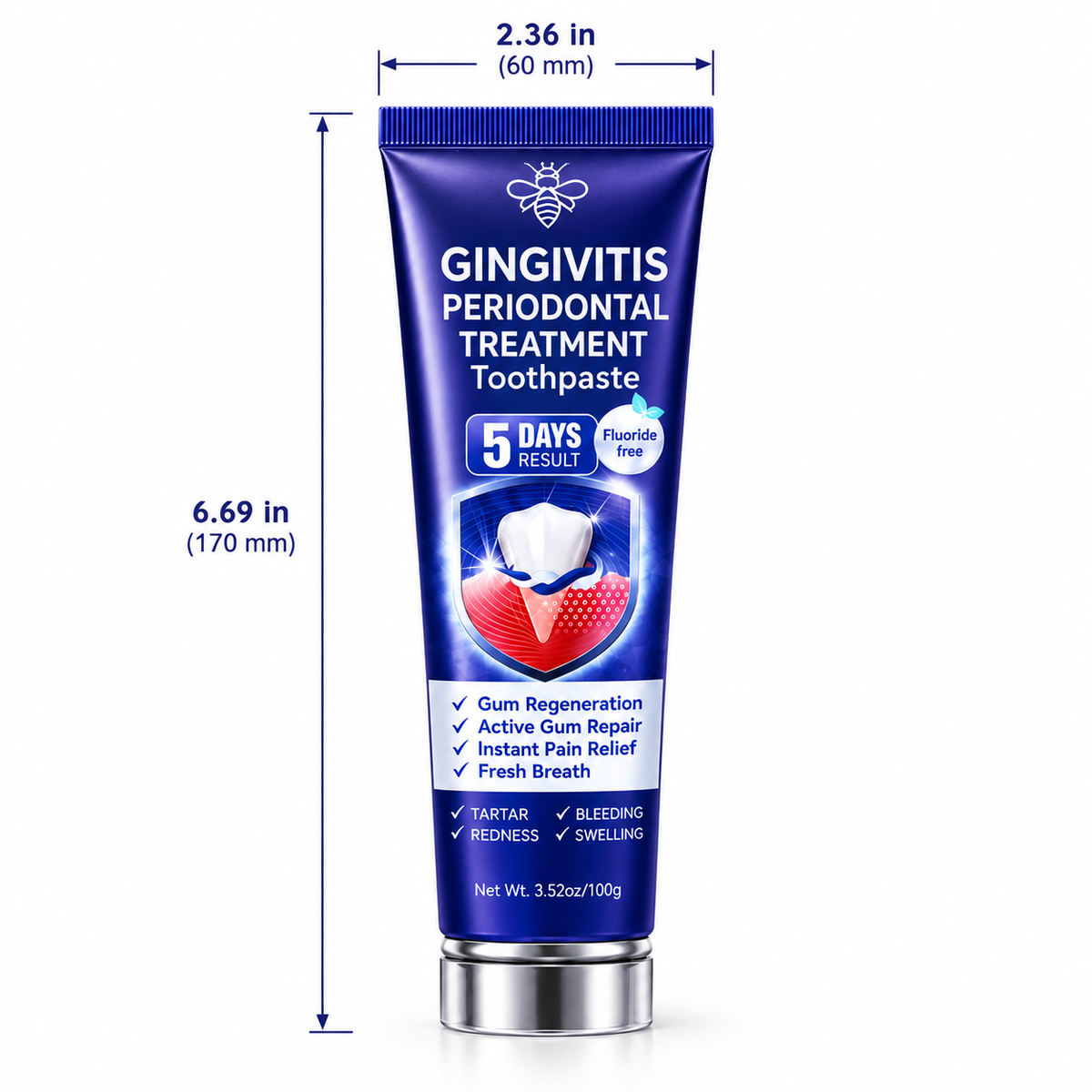 Clinical-Strength Toothpaste for Advanced Gum & Periodontal Repair